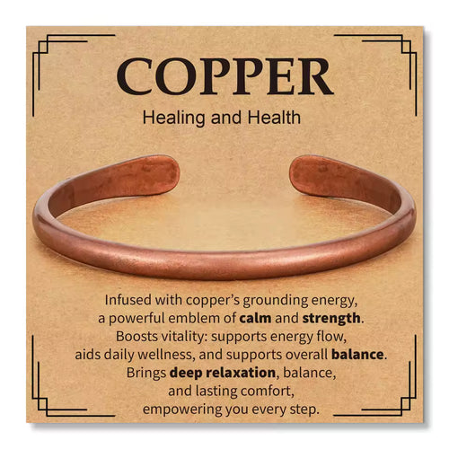 Classic Copper Cuff Bracelet